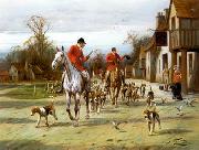 unknow artist Classical hunting fox, Equestrian and Beautiful Horses, 236. oil on canvas